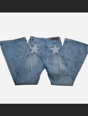 Rock & Roll Denim High Rise Flare Jeans Size 25 EUC Western